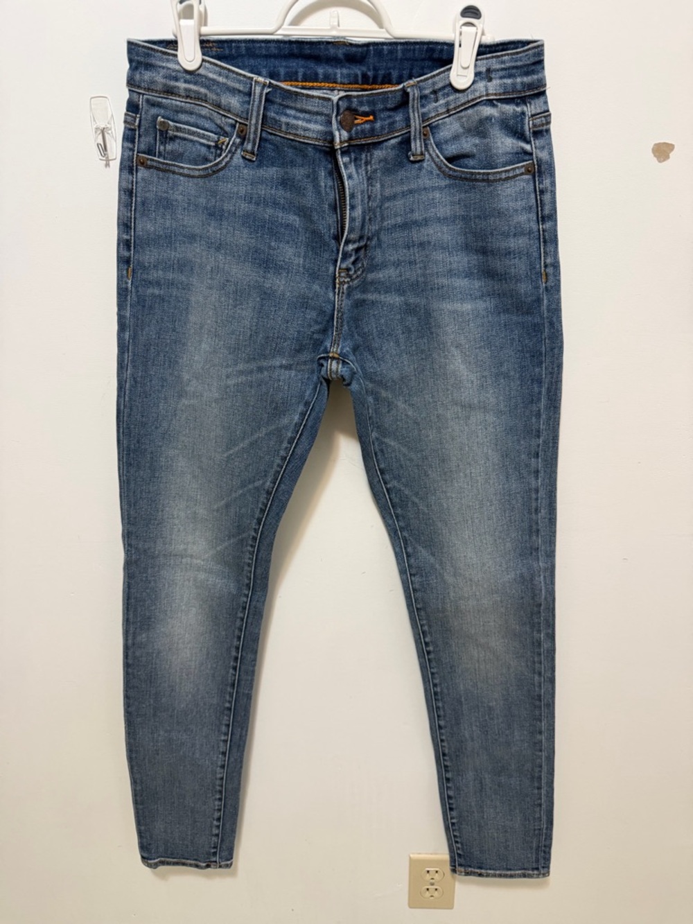 Ralph Lauren Faded Blue Skinny Jeans